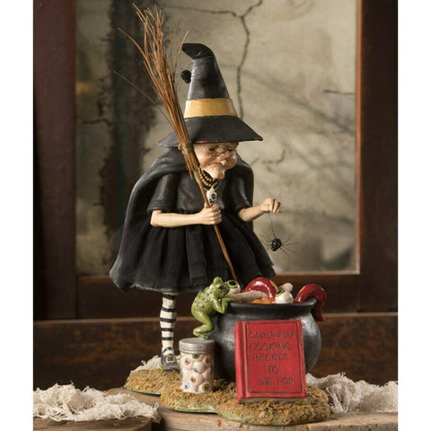 NEW 2020 Bethany Lowe Halloween "Cauldron Cooking Witch" TD9065